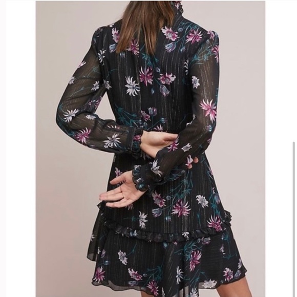 Anthropologie Donna Morgan High-Neck Floral Dress - Picture 4 of 8